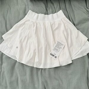 LULULEMON Court Rival Skirt - White